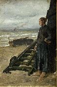 Meunier, Constantin Fishermans Daughter at Nieuwpoort oil on canvas